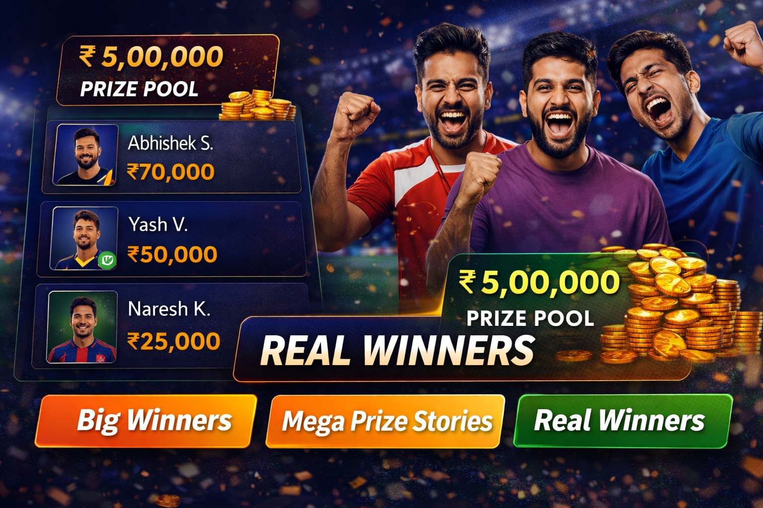 Come Sport Zone fantasy cricket result notes
